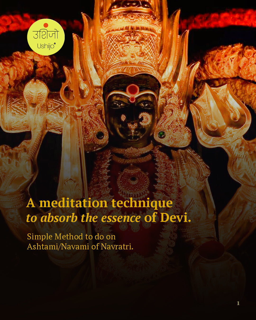 A Simple Meditation to Absorb the Essence of Devi